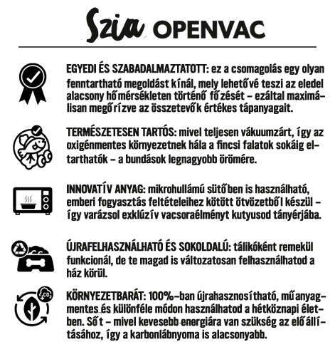 Alpha Spirit Openvac csomagolás